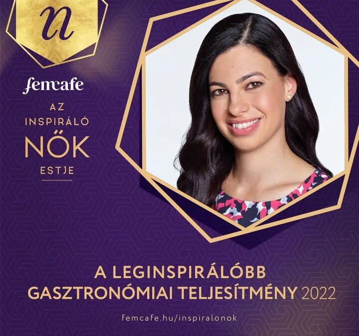 Köszönöm a Femcafe.hu-nak, hogy beválasztott a 3 legjobb, 2022-es Év a Leginspirálóbb Nők…