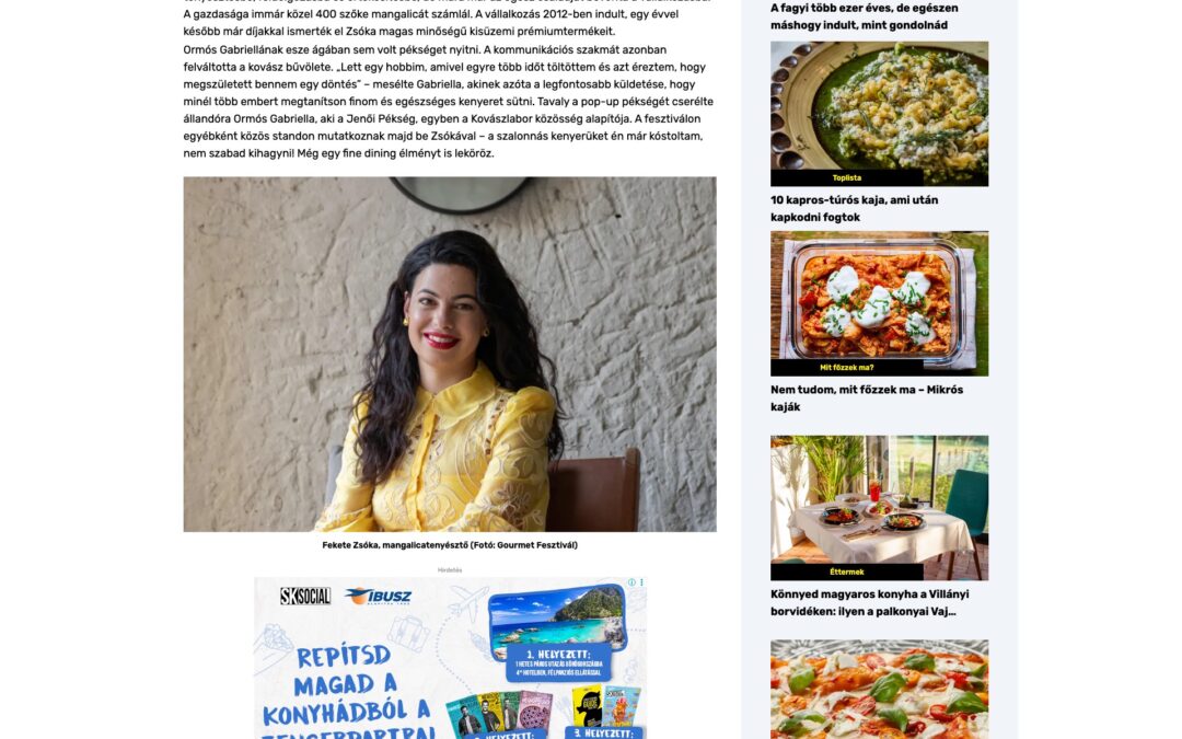 Street Kitchen: Pénztárcabarát fogásokkal és inspiráló nőkkel érkezik idén a Gourmet Fesztivál