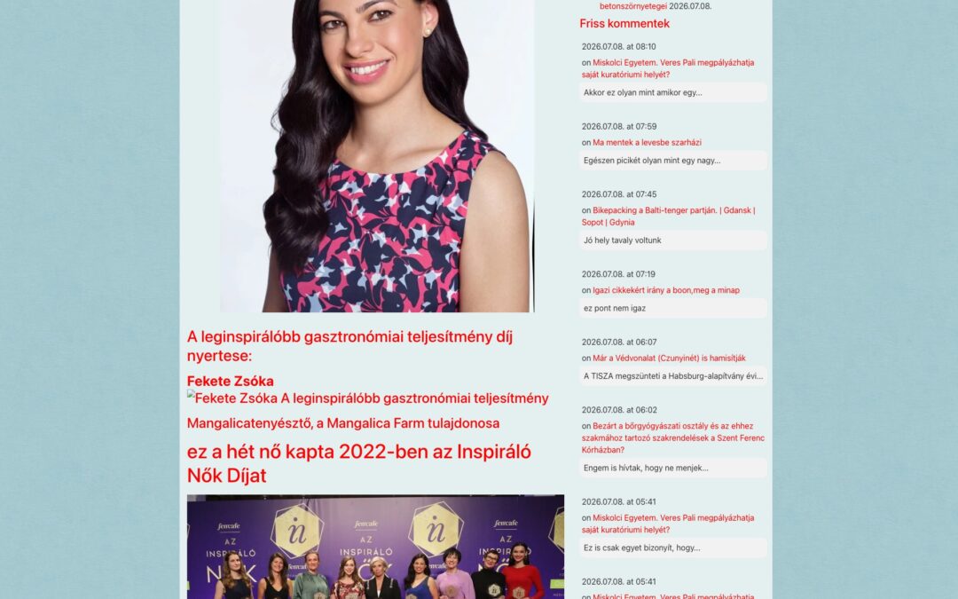 Északhírnök: Az Inspiráló Nőket díjazta a Femcafé – Káprázatos ruhákban vonult fel a sztárvilág