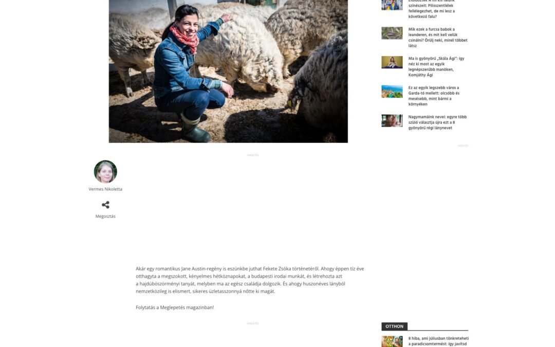 Mediaklikk / MTVA: A műsor tartalmából: „A Nyár 22 következő adásában meglátogatunk egy hajdúböszörményi mangalica farmot (…)”