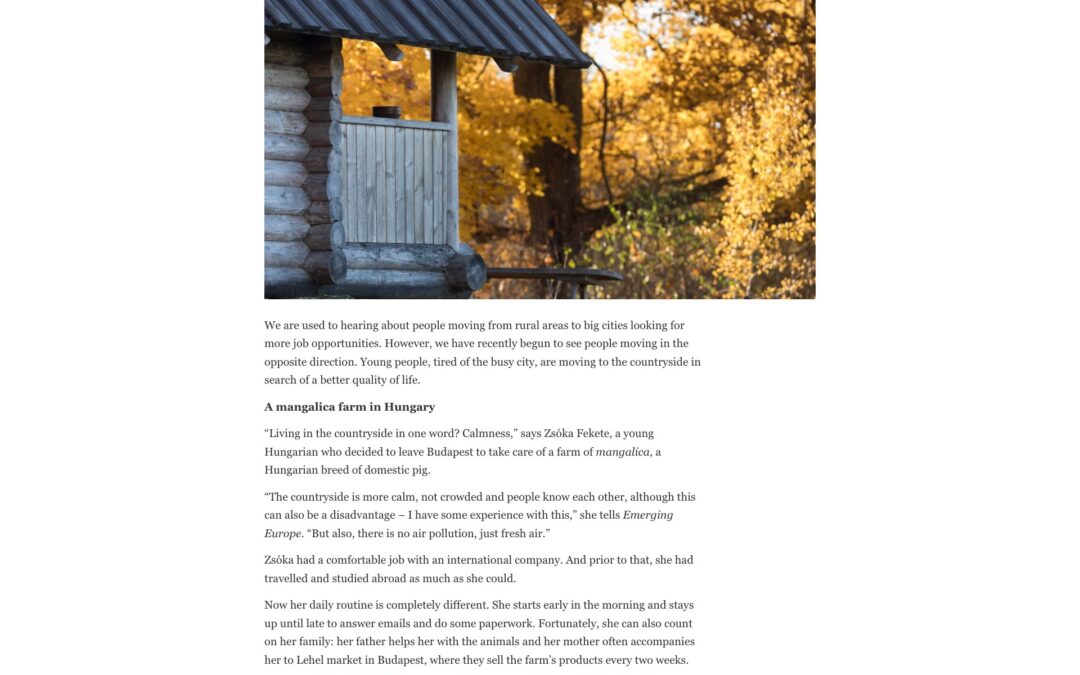 Emerging Europe: The increasing attractiveness of rural life